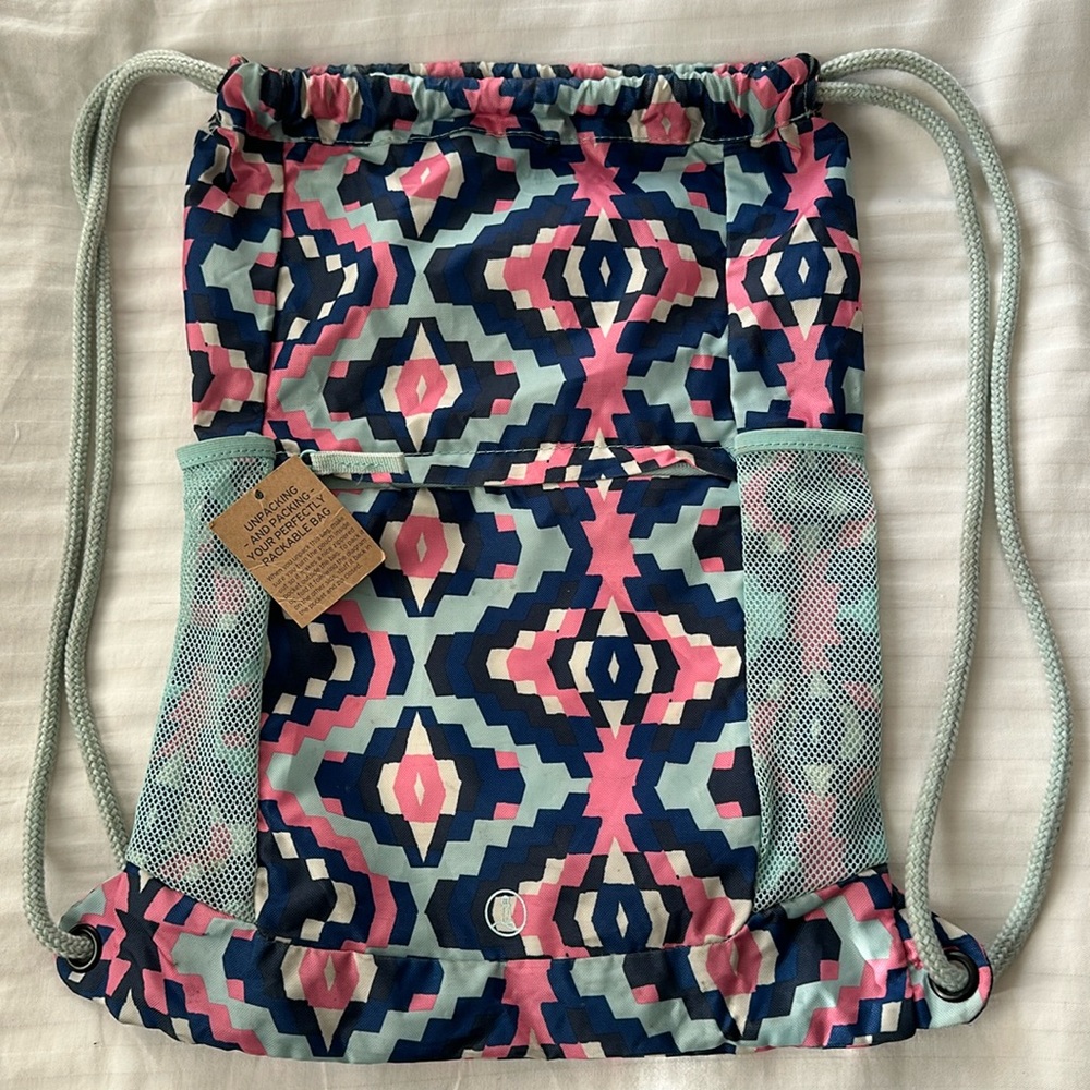 Lands End Kids Drawstring Bag